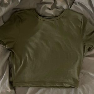 Green Crop Top - US Medium